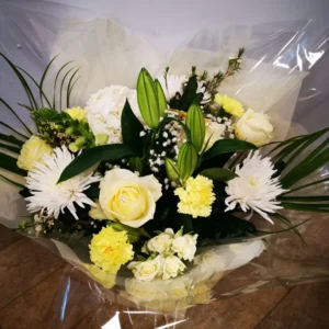 White Hand-tied Gift Box