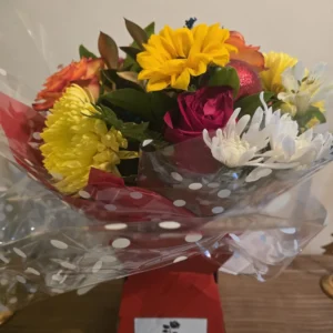 Gold and Red Gift Box